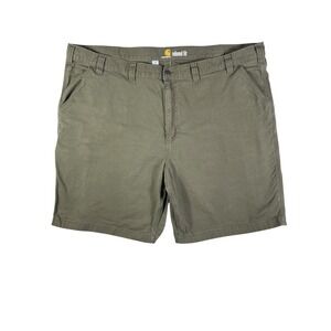 Carhartt Mens 50 Relaxed Fit Canvas Work Shorts Olive Green 102514 217 Stretch